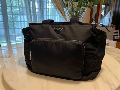 prada diaper bag used|best luxury diaper bags 2022.